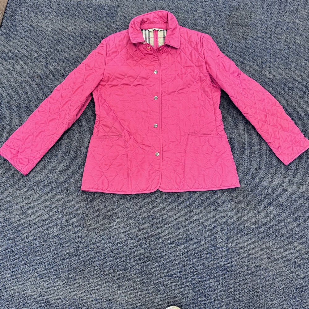 Women's BURBERRY Pink Quilted Jacket